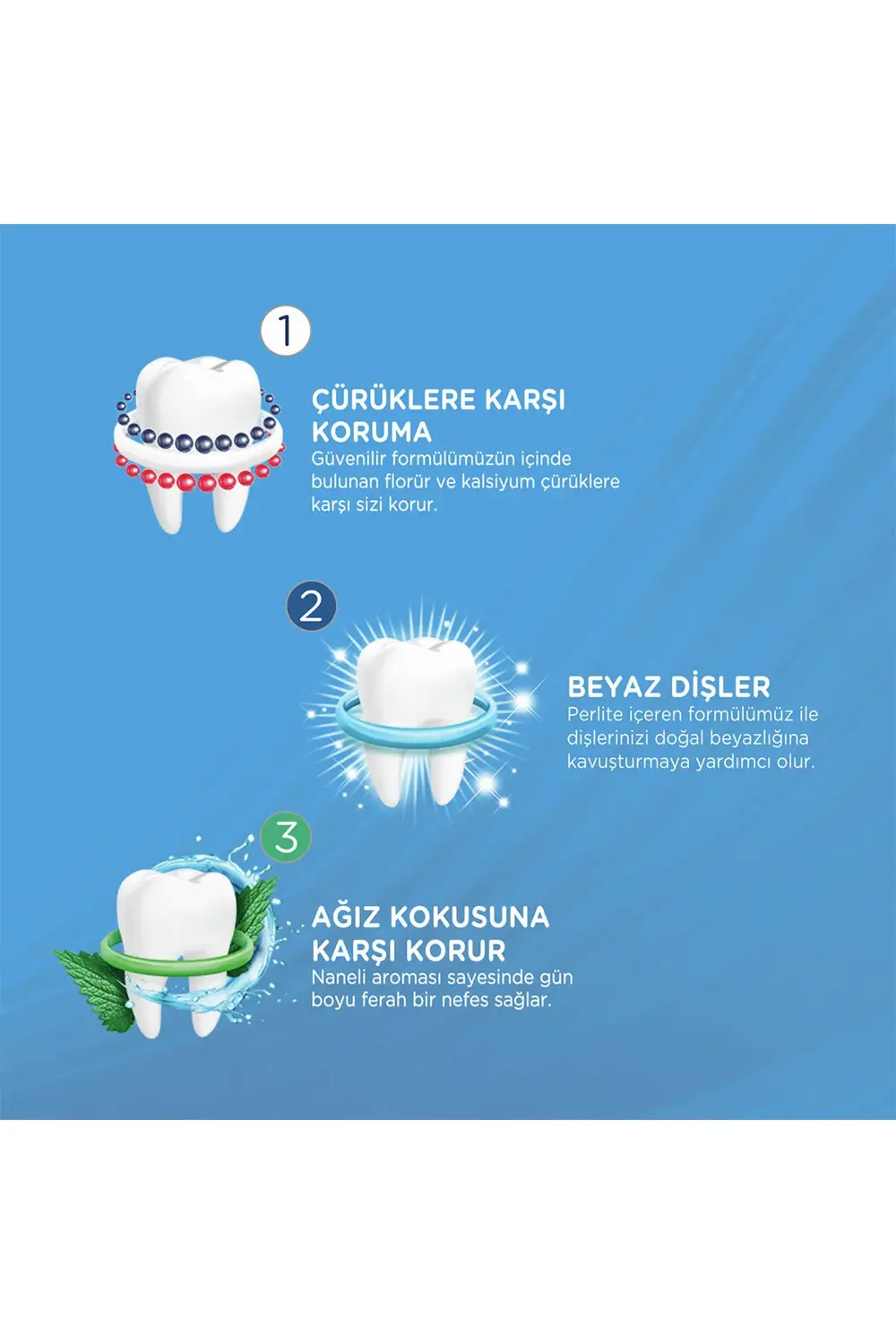 Diş Macunu Üçlü Koruma 120 ml X4