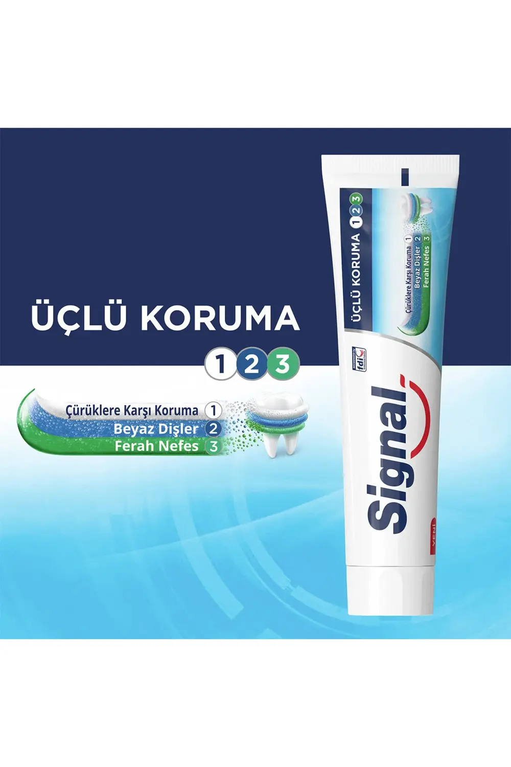 Diş Macunu Üçlü Koruma 120 ml X4