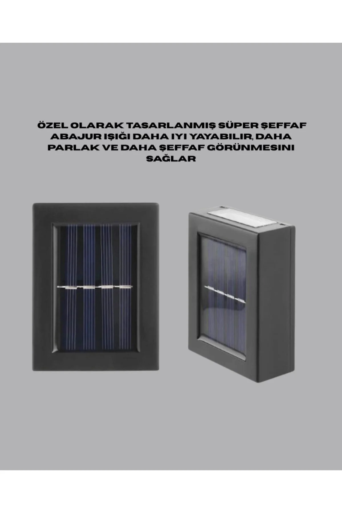 Dış Mekan Güneş Paneli İle Aydınlatma Lambası