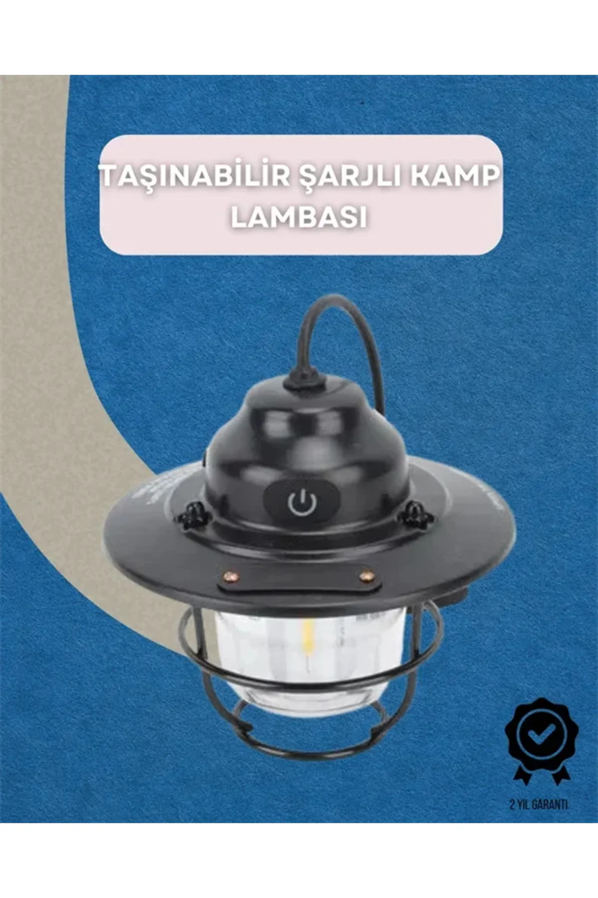 Dış Mekan İçin Şık LED Fener – 4400mAh Pil, IPX4 Su Geçirmez, Asılabilir Dış Mekan İçin Şık LED Fener – 4400mAh Pil, IPX4 Su Geçirmez, Asılabilir