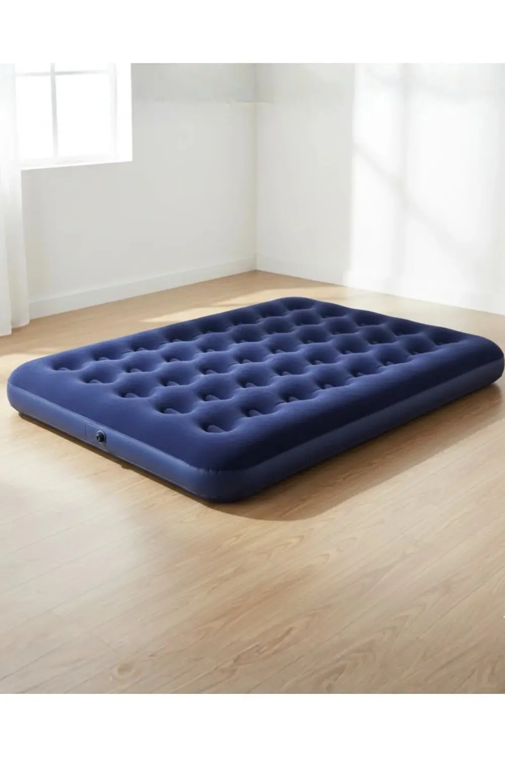 Dış Mekan Şişme Yatak Çift Kişilik Flokeli Yüzey Konforlu Kullanı