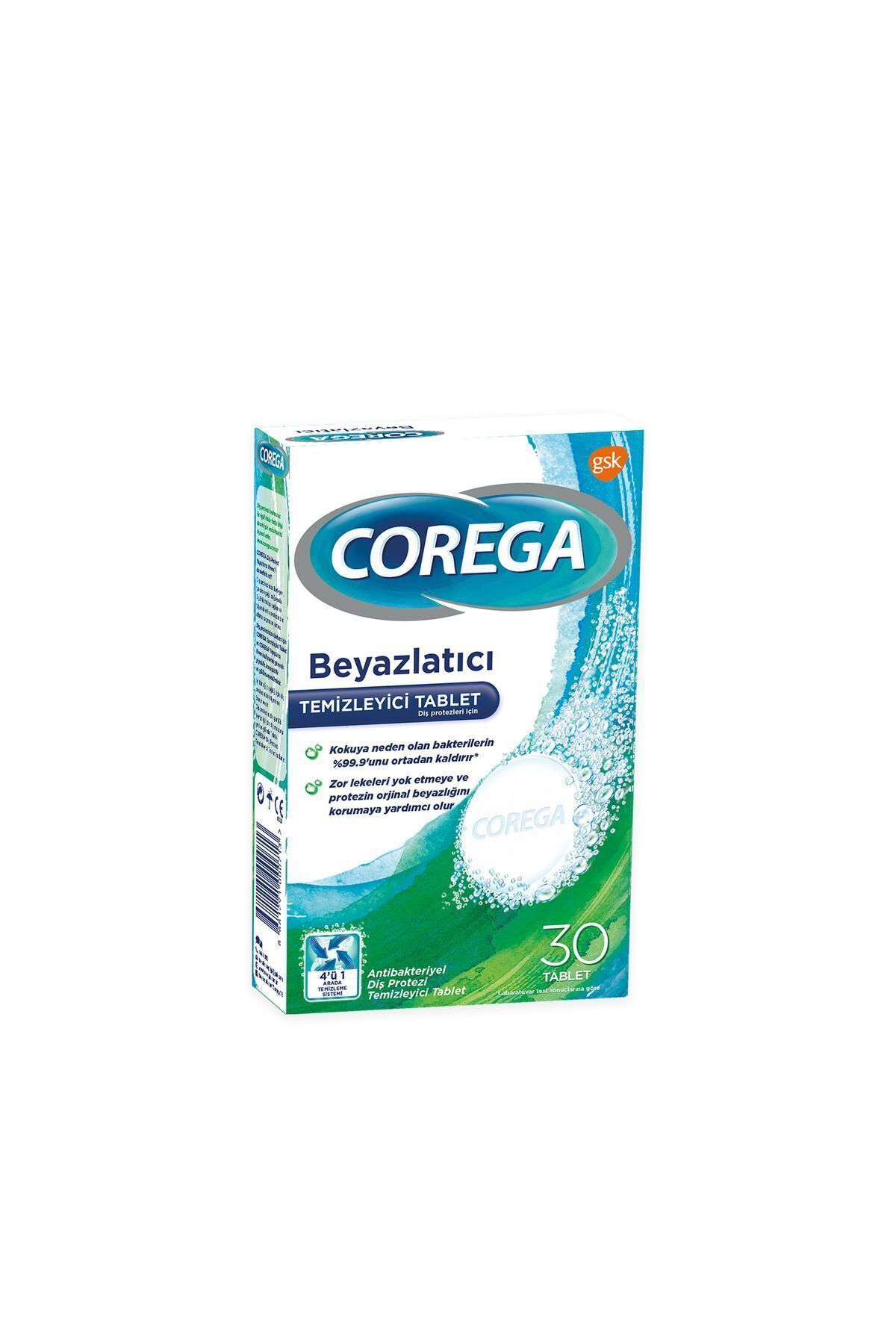 Diş Protezi Beyazlatıcı Temizleyici 30 Tablet