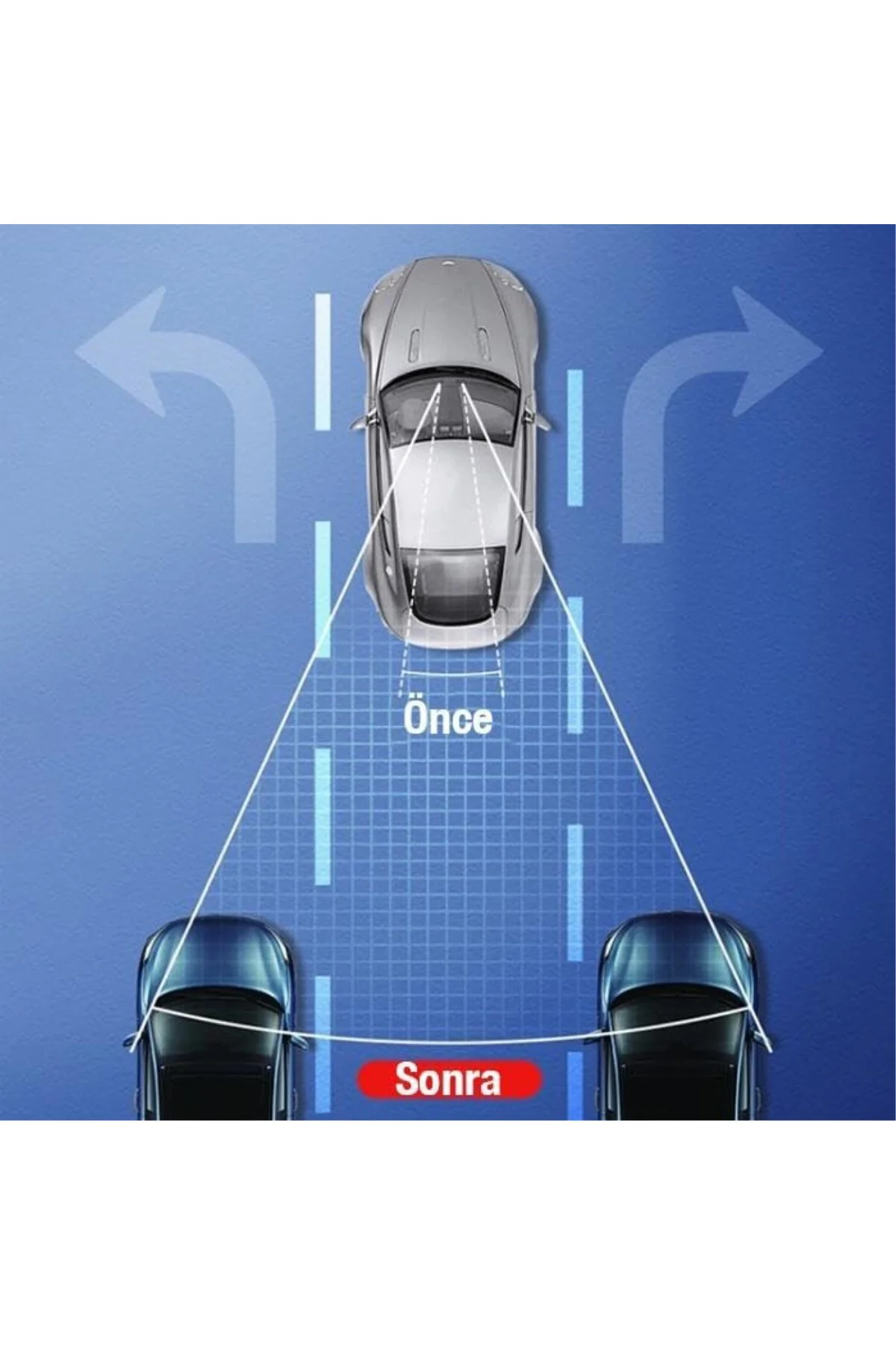 Dışbükey Geniş Açılı Araç Dikiz Aynası Kör Nokta Azaltıcı Ultra Ş