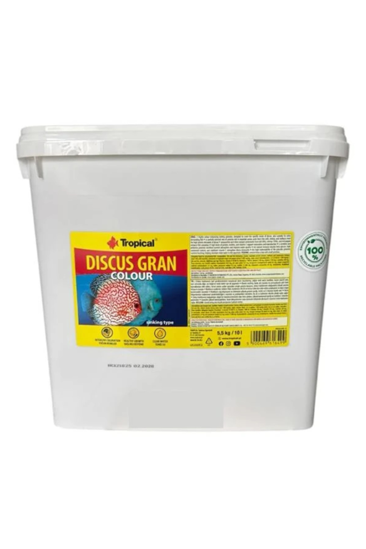Discus Gran Colour 500 Gram Renklendirici Granül Yem
