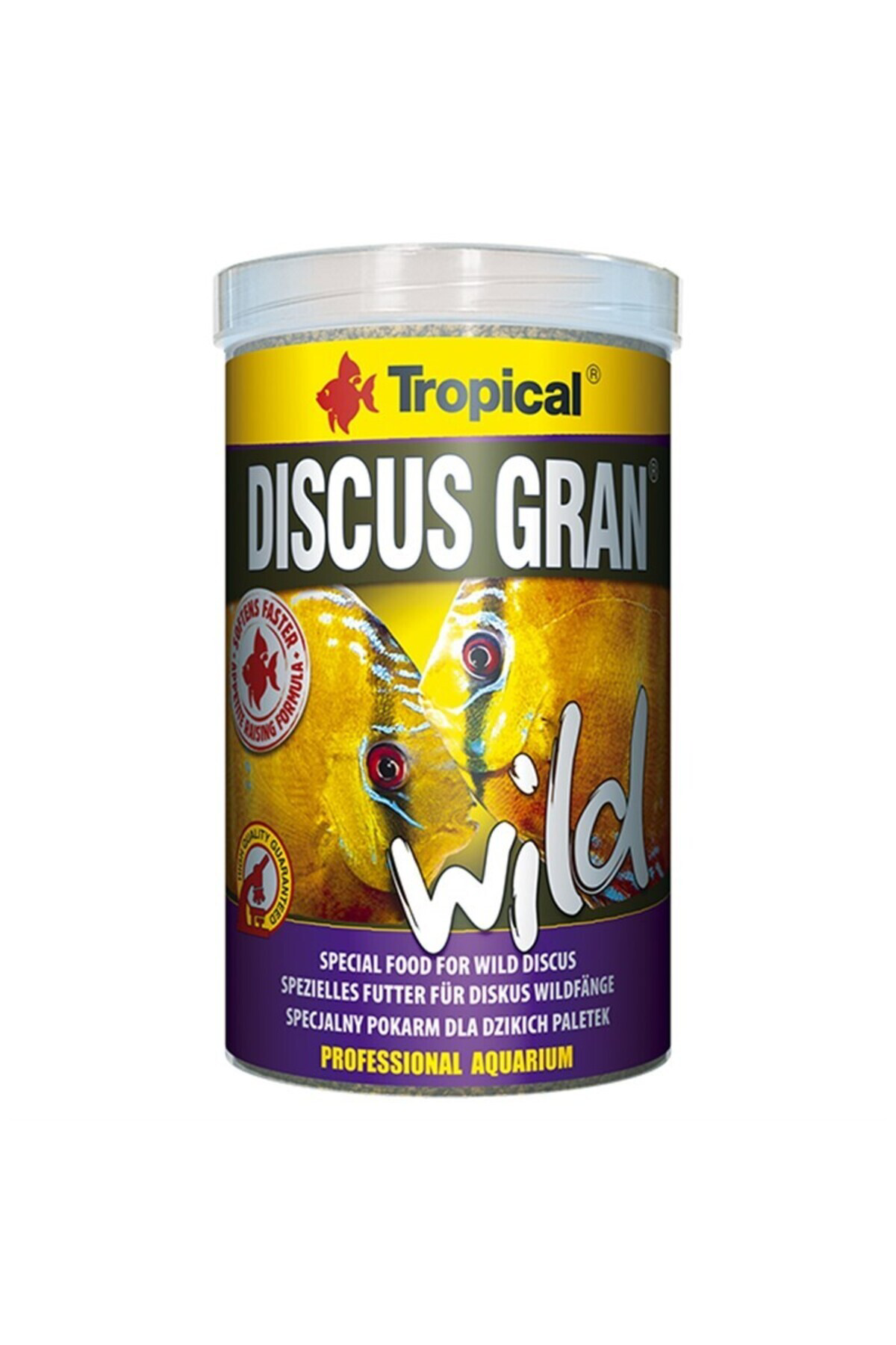 Discus Gran Wild Vahşi Discuslar için Granül Balık Yemi 1000 Ml 4