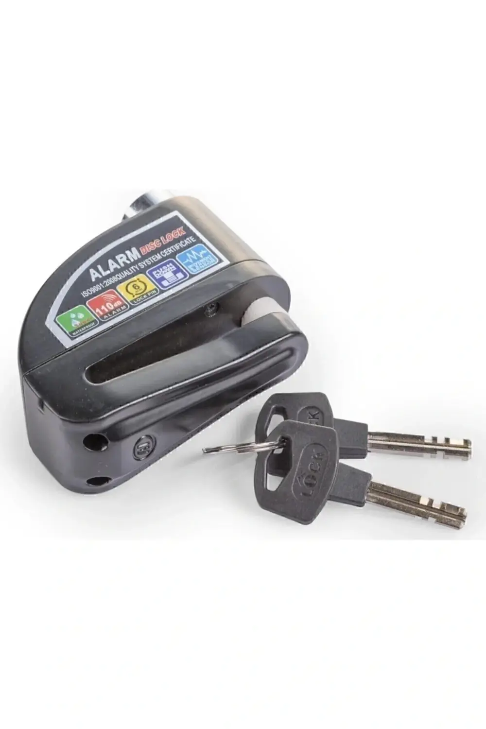 Disk Kilidi Alarmlı 110 Desibel Renkli Disk Kilit(TÜM RENKLERDEN