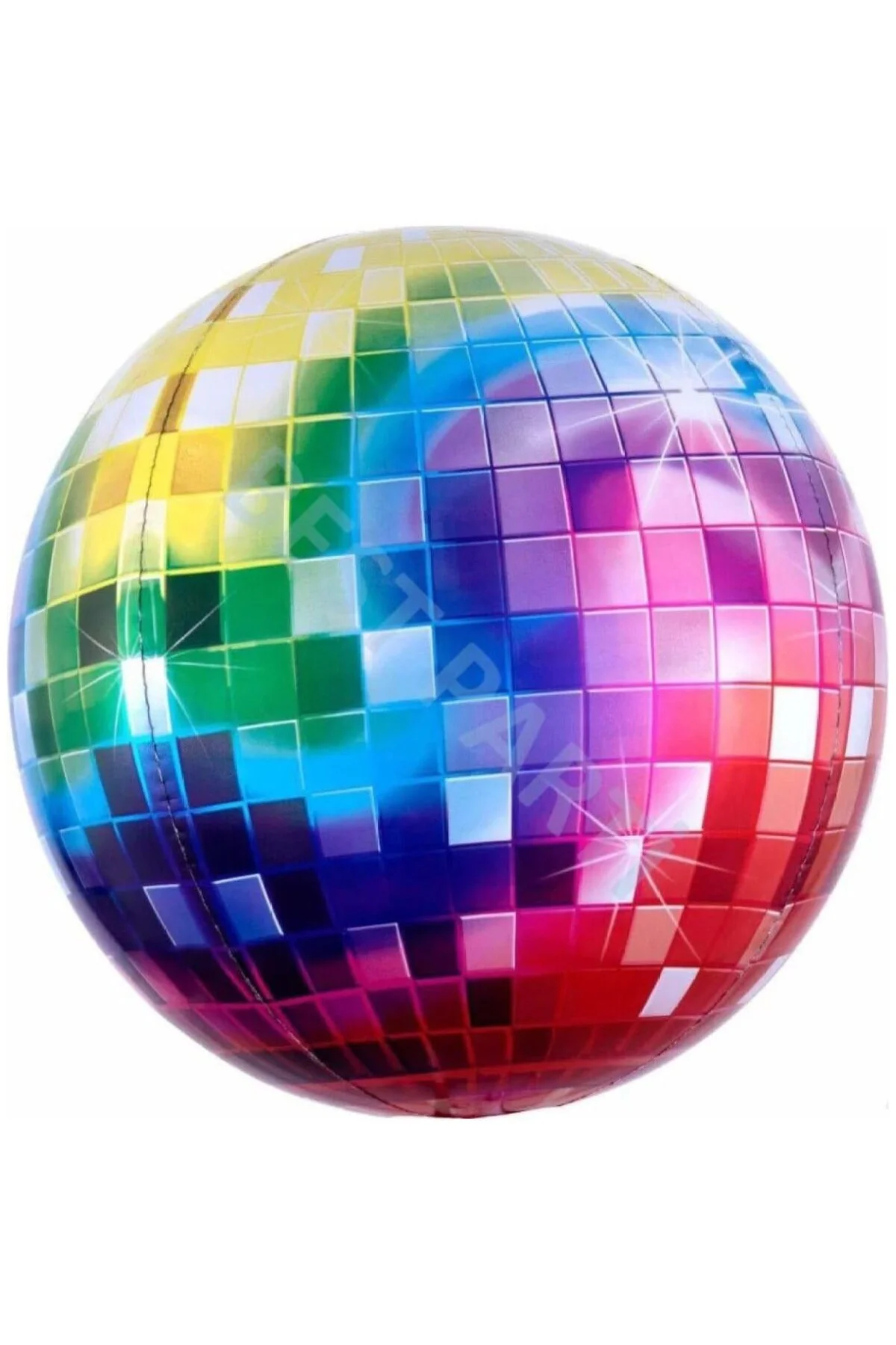 Disko Topu Folyo Balon Renkli 55 cm