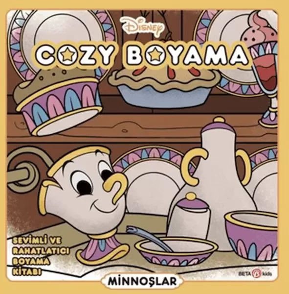 Disney Cozy Boyama, Sevimli ve Rahatlatıcı Boyama Kitabı - Minnoş