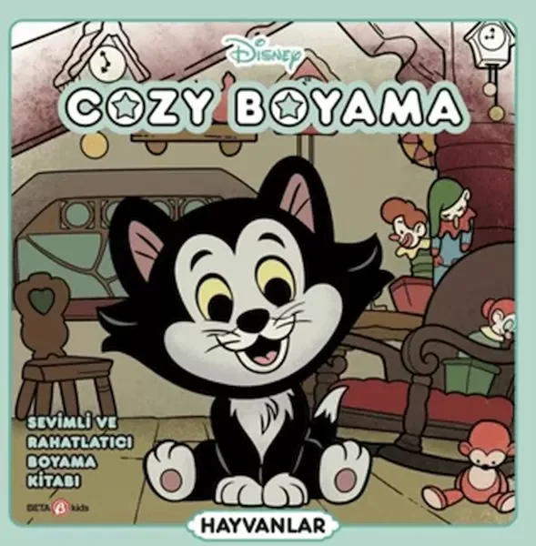 Disney Cozy Boyama, Sevimli ve Rahatlatıcı Boyama Kitabı - Hayvan