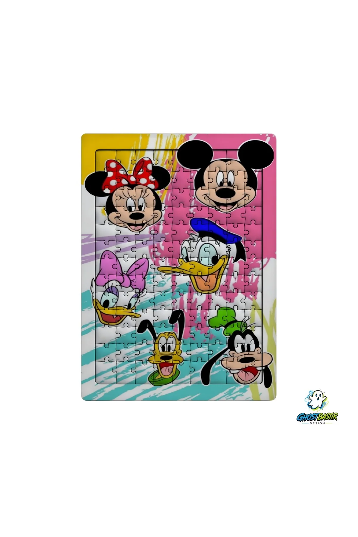 Disney Karakterleri 99 Parça Ayaklı Puzzle – Dekoratif Çocuk Yapbozu 0214