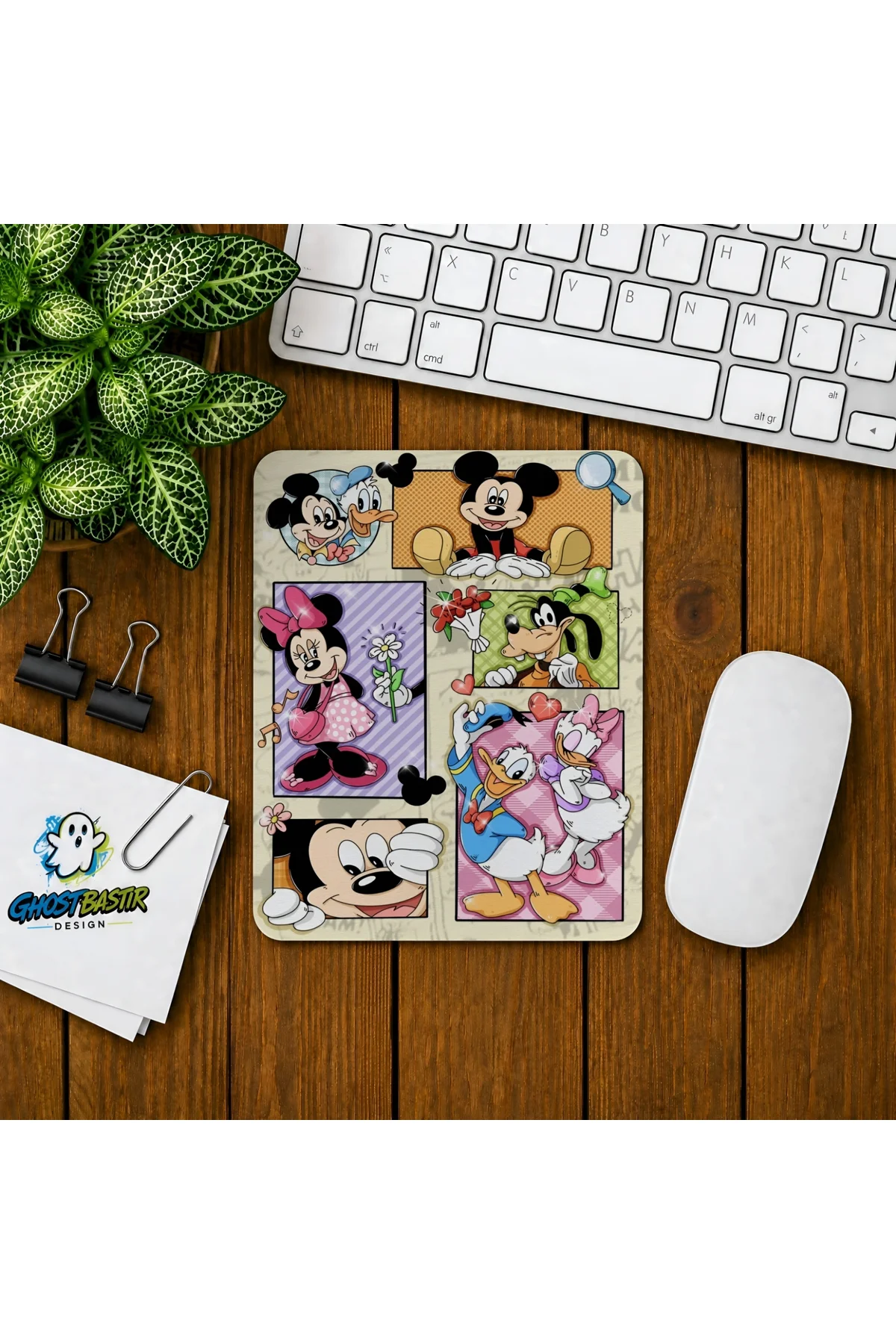 Disney Karakterleri Baskılı Oyuncu Mousepad 060