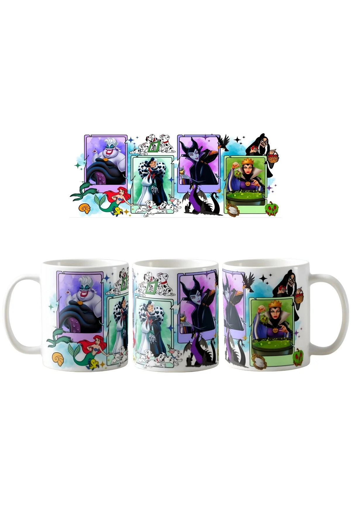 Disney Kötü Karakterler Kupa Bardak | Tek Adet K022
