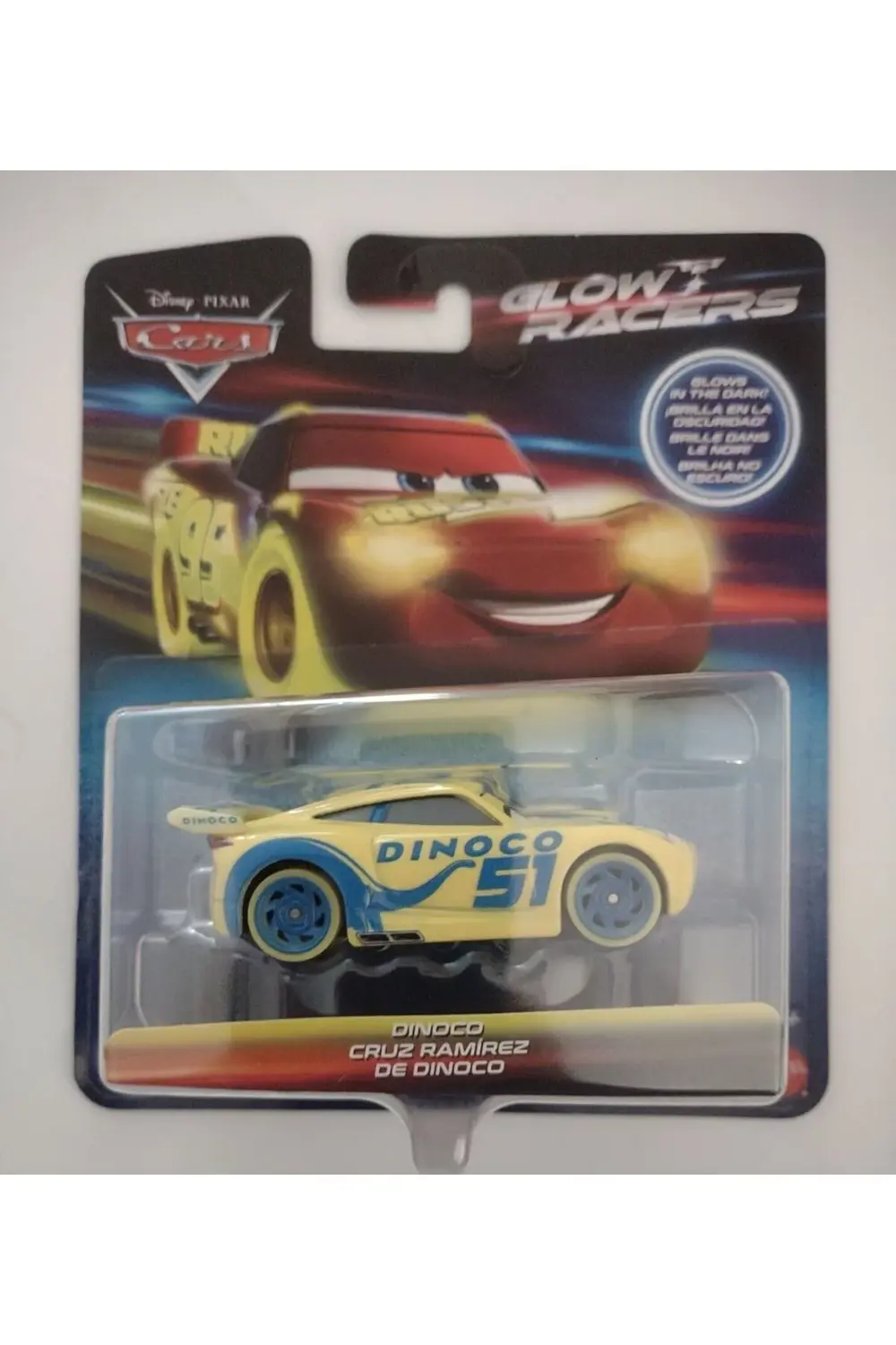 Disney Pixar Cars - Glow Racers - Cruz Ramirez - Glow in the Dark