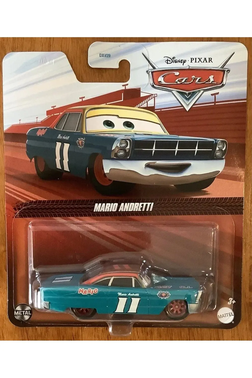 Disney Pixar Cars Mario Andretti Diecast Metal Araba Figürü