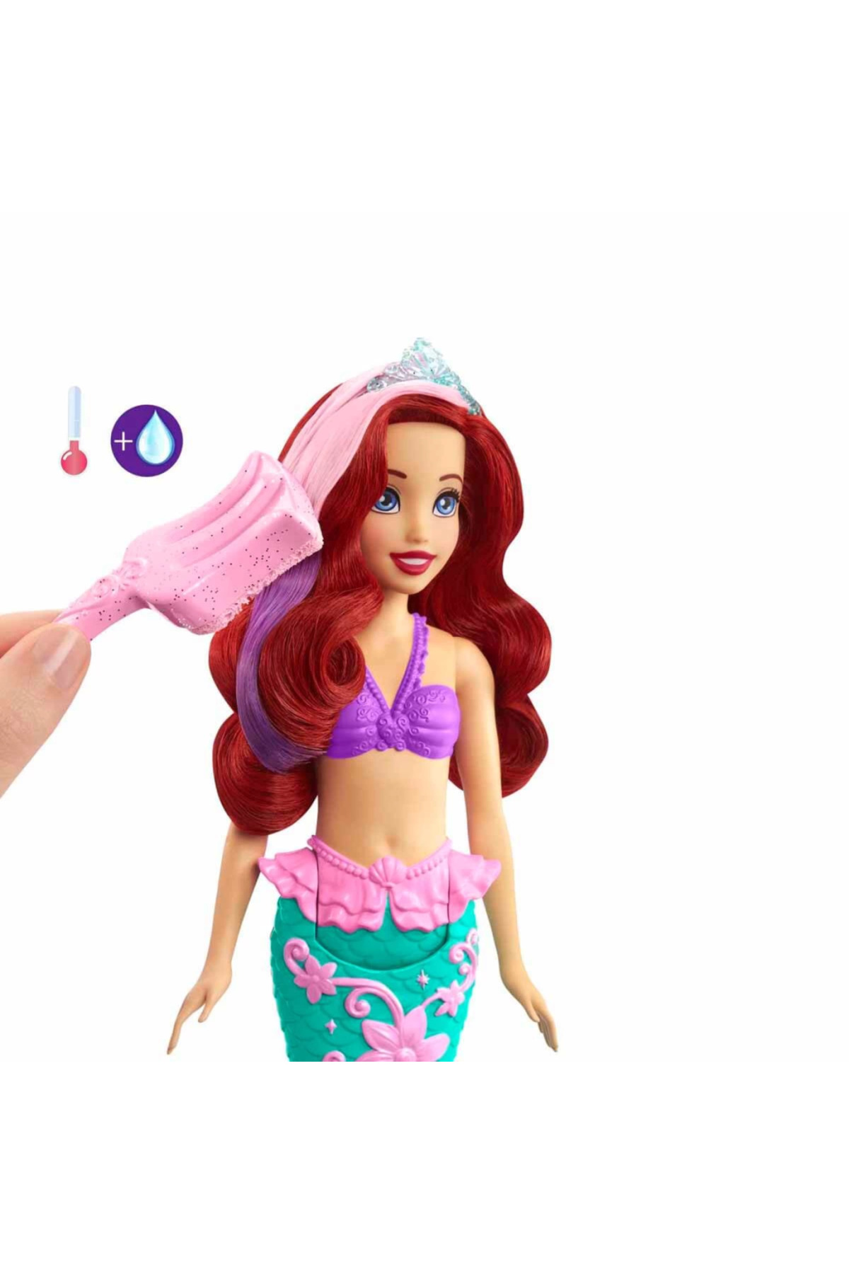 Nessiworld Disney Prenses Muhteşem Renk Değiştiren Saçli Deniz Kizi  Hlw00