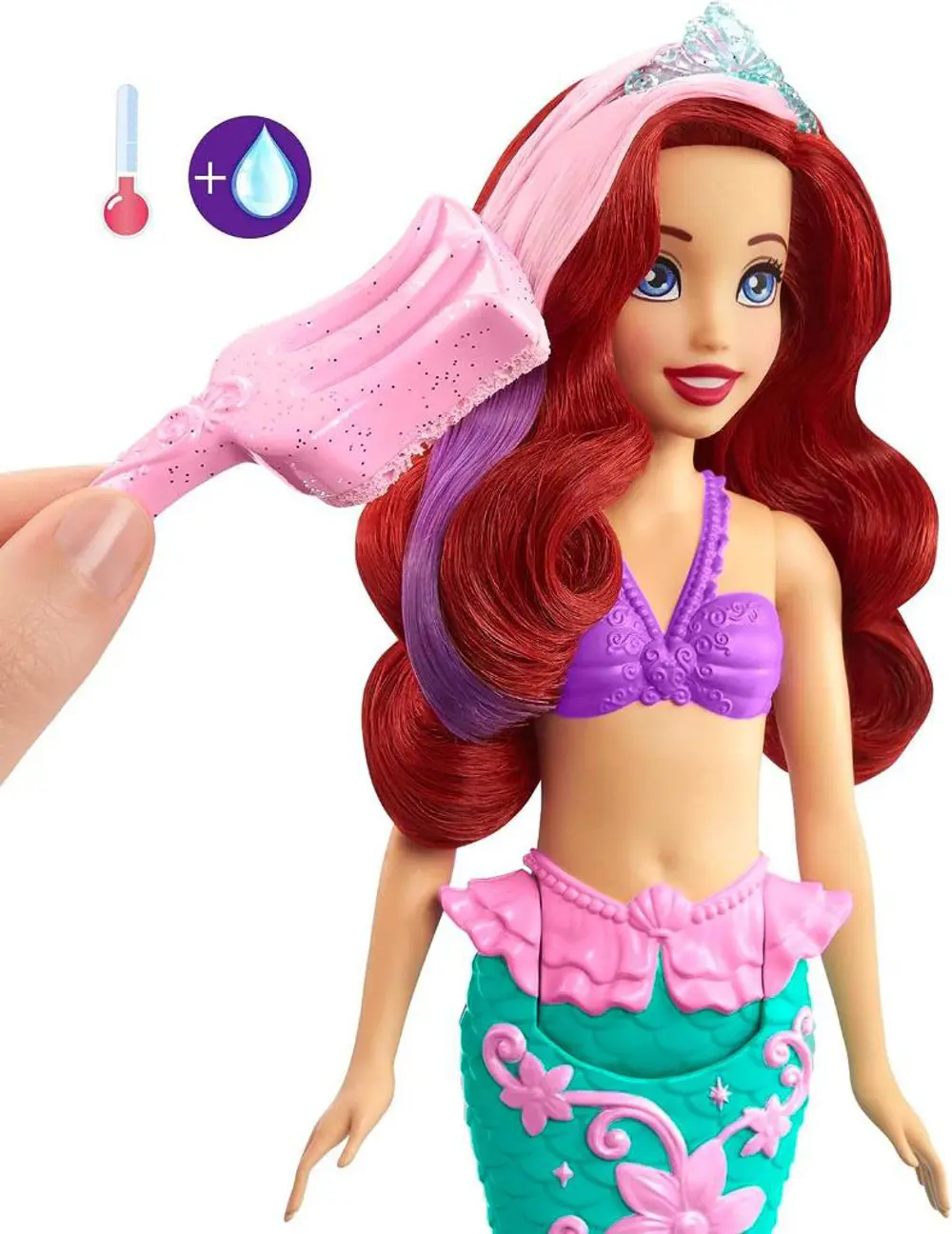 Disney Prenses Muhteşem Renk Değiştiren Saçlı Deniz Kızı Ariel HL Disney Prenses Muhteşem Renk Değiştiren Saçlı Deniz Kızı Ariel HL