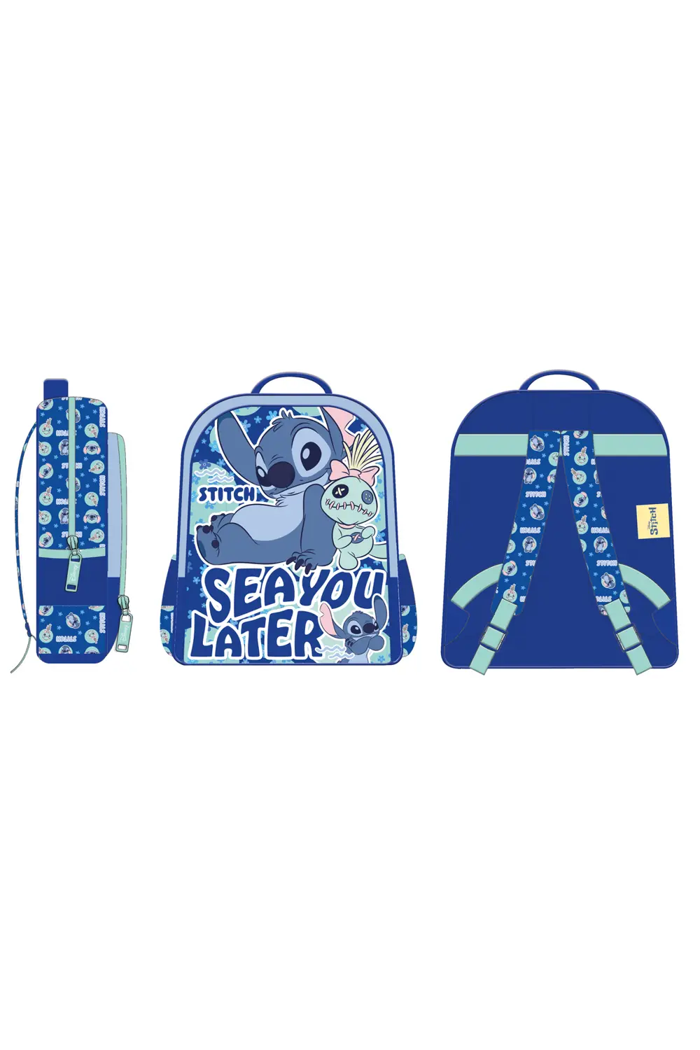 DİSNEY STİTCH DUE SEE U LATER İLKOKUL ÇANTASI