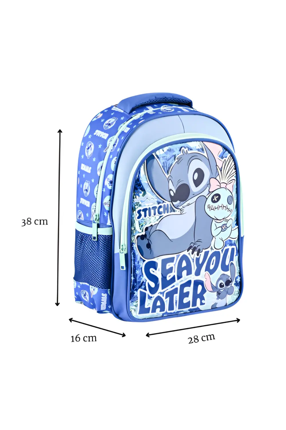 DİSNEY STİTCH DUE SEE U LATER İLKOKUL ÇANTASI