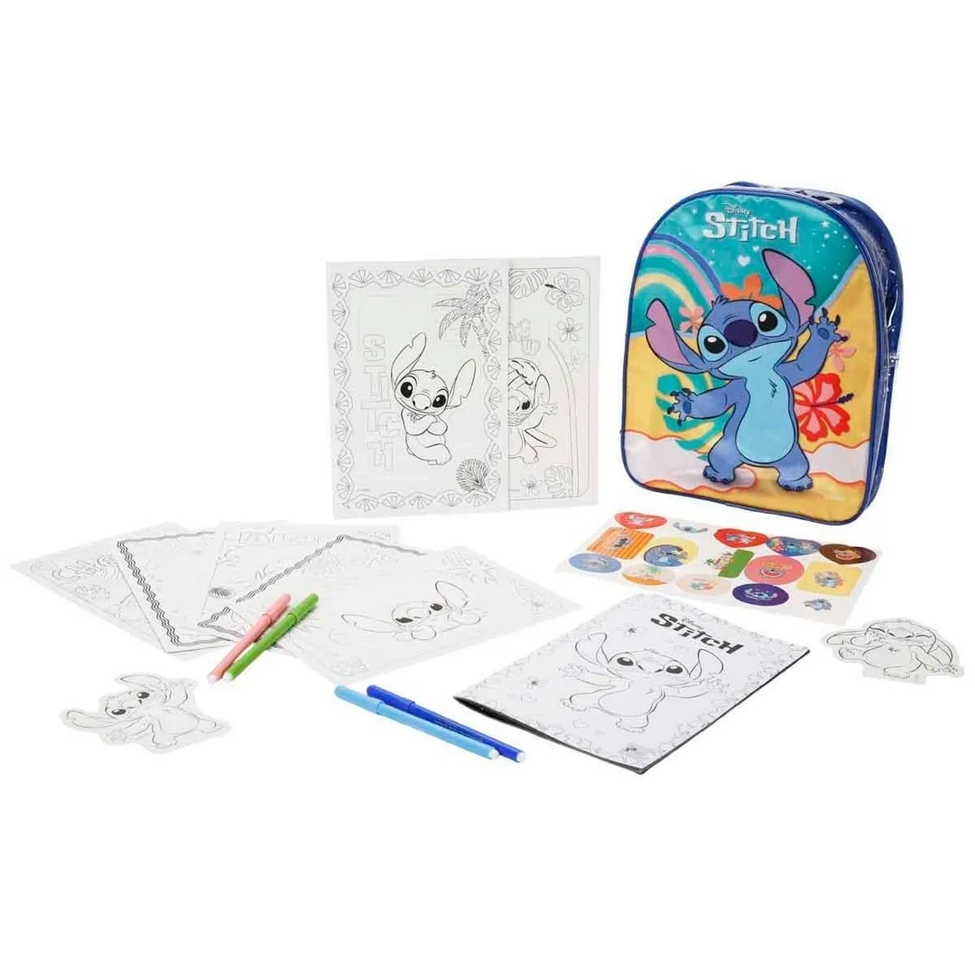 Disney Stitch Sırt Çantalı Boyama ve Çizim Seti Disney Stitch Sırt Çantalı Boyama ve Çizim Seti
