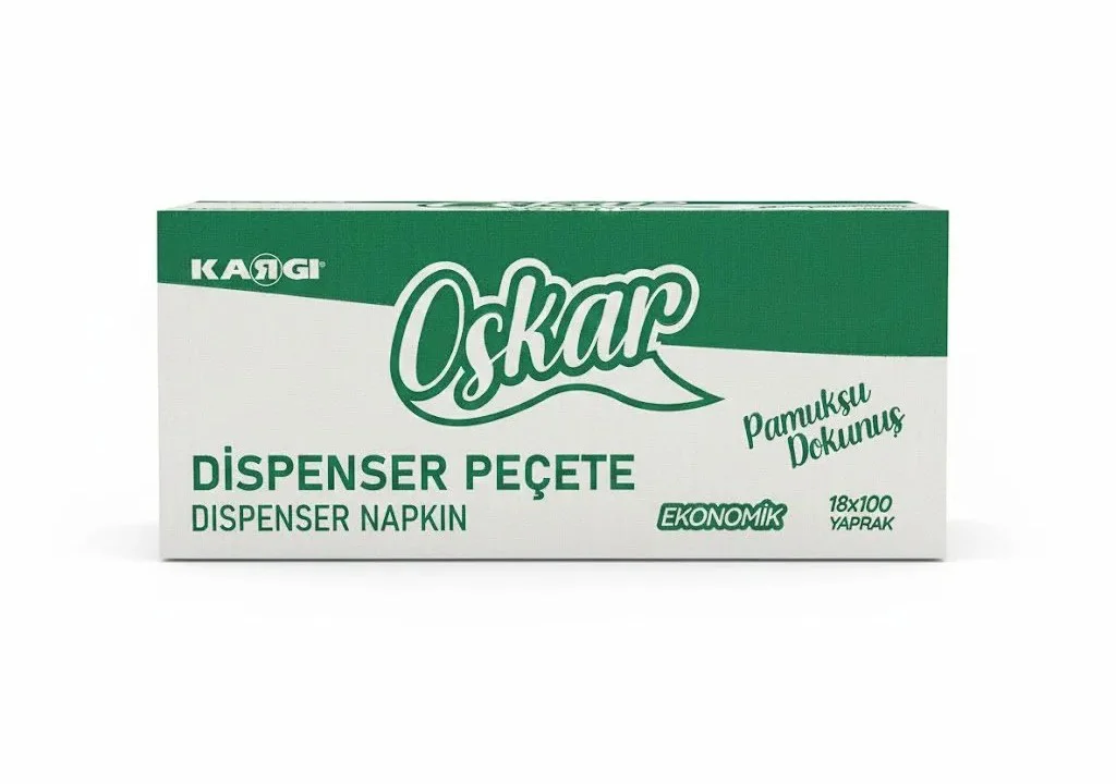 Dispenser Peçete | 100'lü Ambalaj | 18'li Koli | Hijyenik ve Ekonomik Fiyatı, Yorumları ve Özellikleri