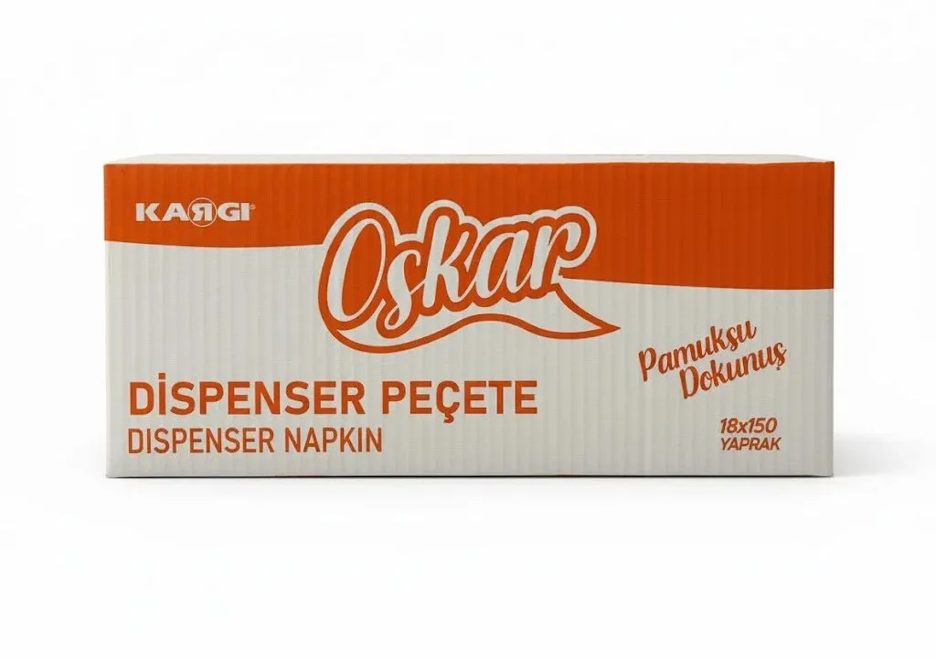 Dispenser Peçete | 150'li Ambalaj | 18'li Koli | Hijyenik ve Ekonomik