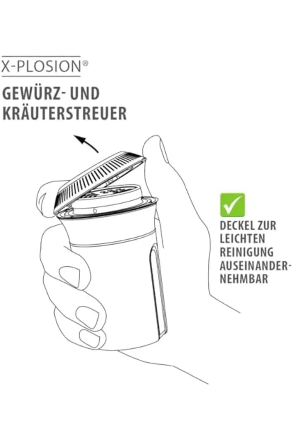 Dispenseri ile Baharat Konteyneri 395519