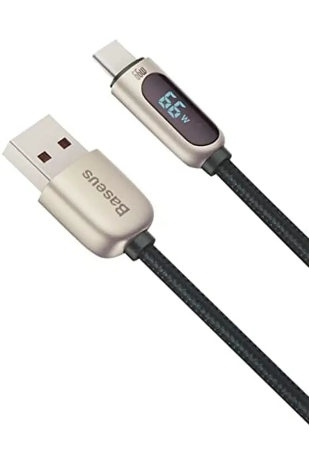 Display Hızlı Şarj Kablosu USB to Type-C 66W, 1m, Yeşil 1181191