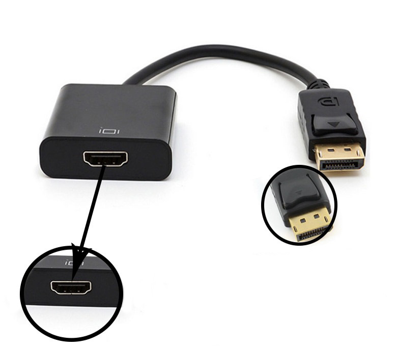 Afila Display Port To Hdmi Dişi 15Cm Çevirici Kablo (34219 - Pm-34219)