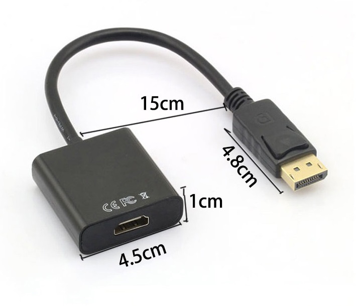 Afila Display Port To Hdmi Dişi 15Cm Çevirici Kablo (34219 - Pm-34219)