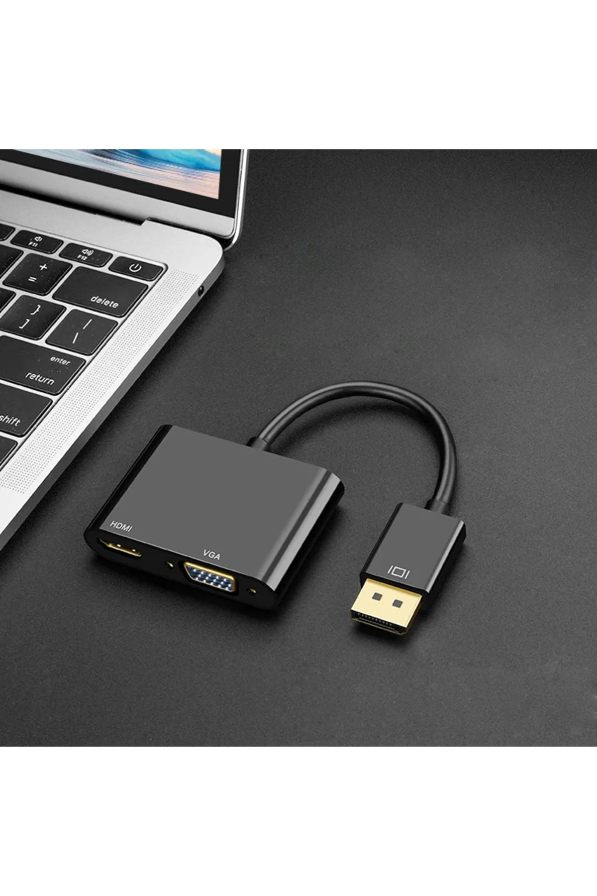 Displayport To Hdmi -vga Çevirici Adaptör