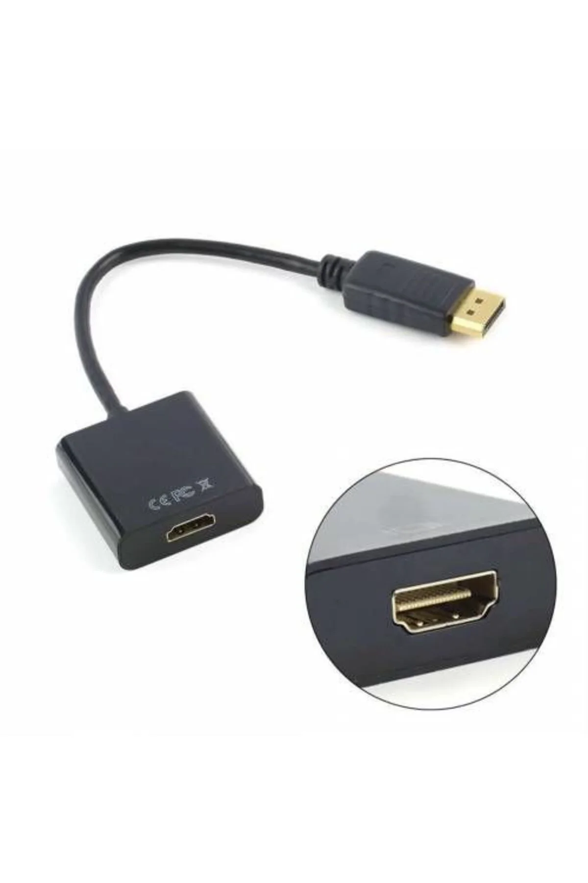 Displayport To Hdmi Dönüştürücü Adaptör Display Port Erkek Vga Di