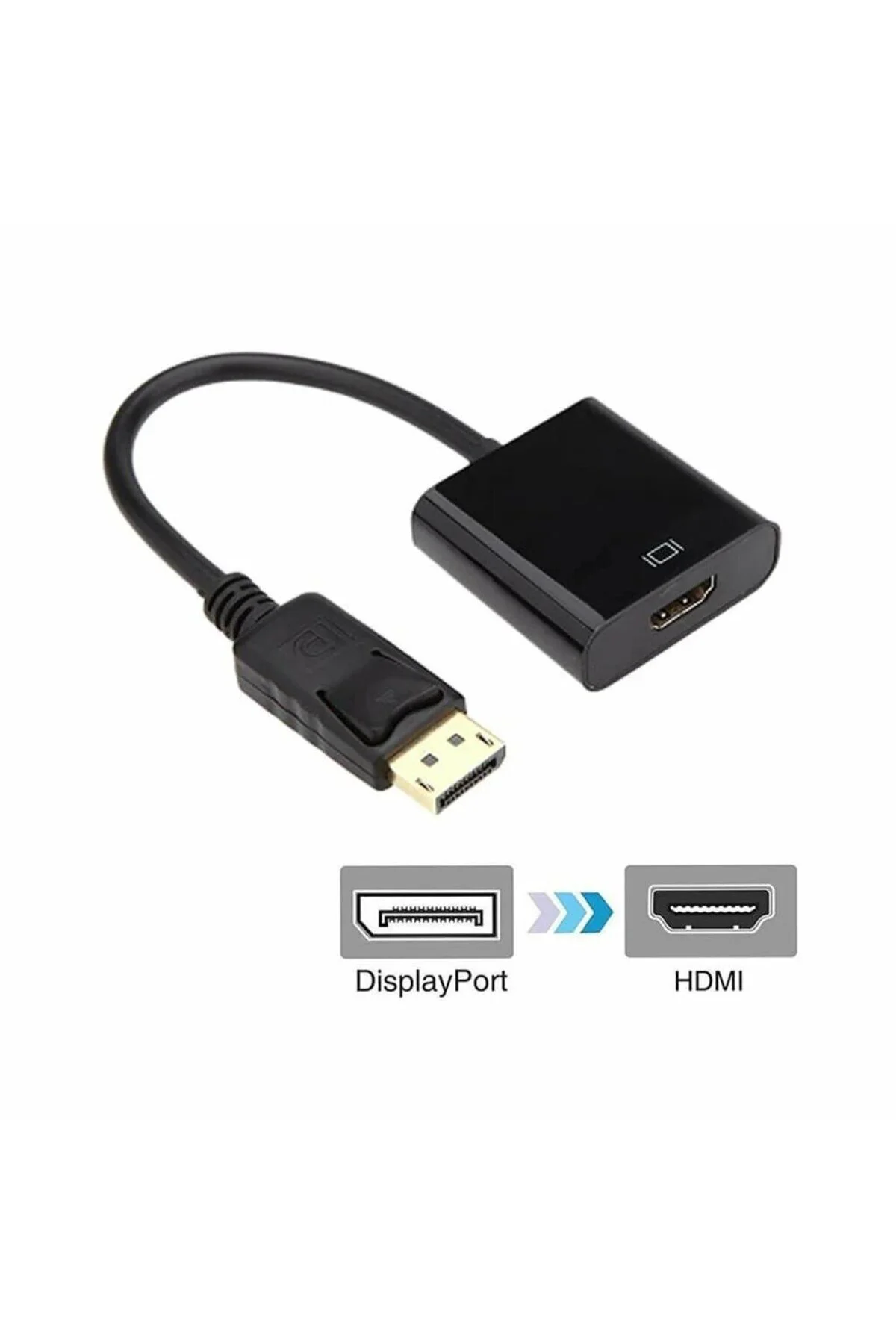 Displayport To Hdmi Dönüştürücü Adaptör Display Port Erkek Vga Di