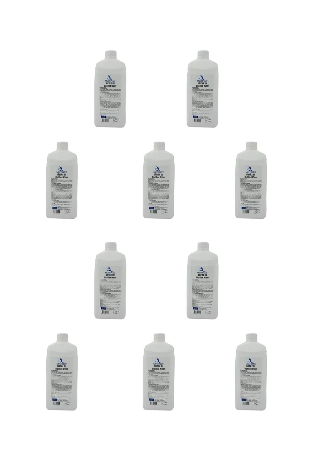 Distile Su Saf Su 1000 ml 1 Lt 10lu Paket Serhat0268