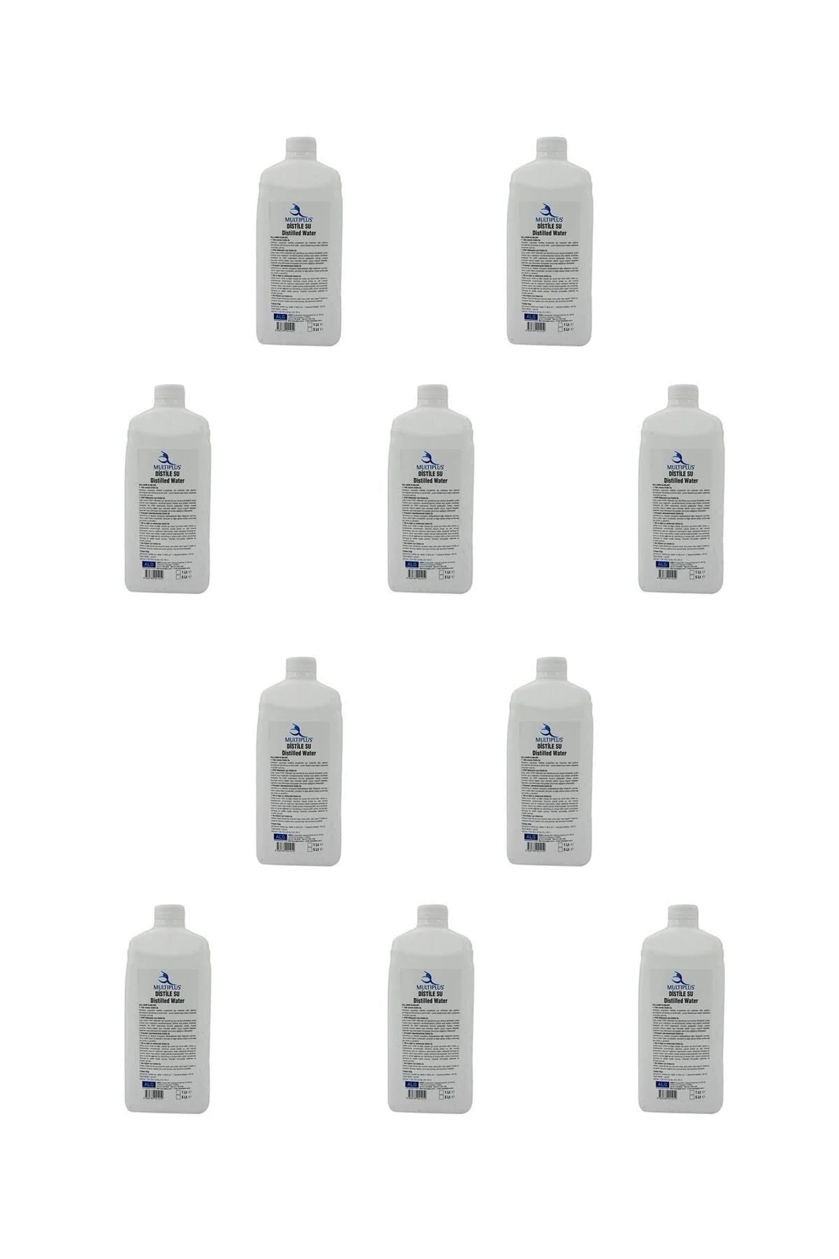 Distile Su Saf Su 1000 ml 1 Lt 10lu Paket Serhat0268