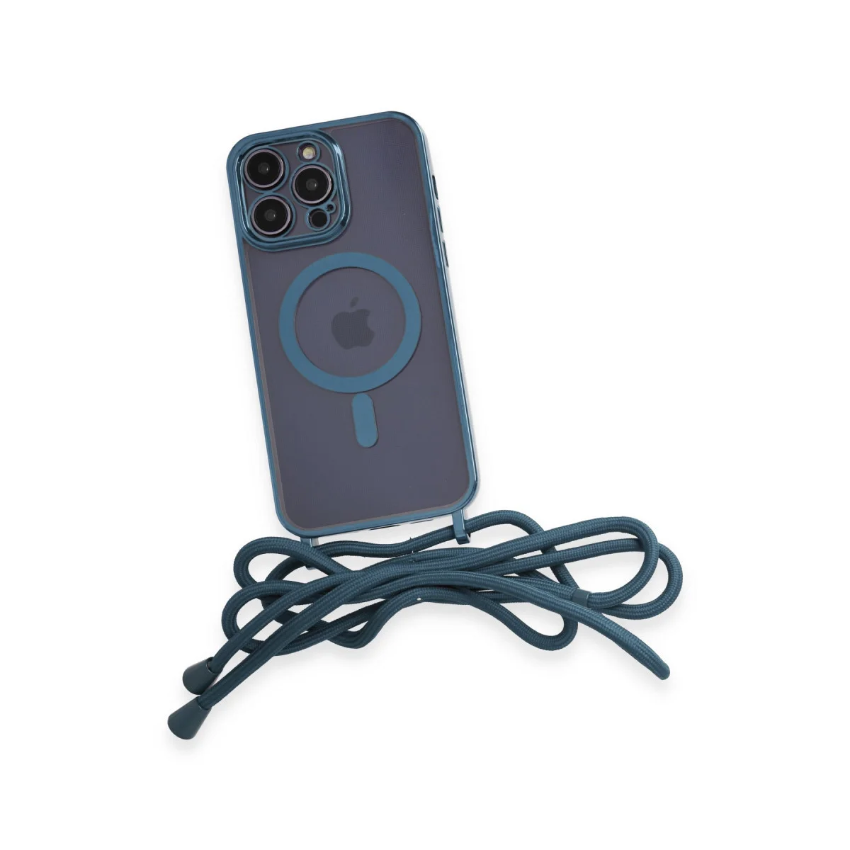 Divo Lazer Askılı Magsafe Kapak - iPhone 14 Pro Sierrablue