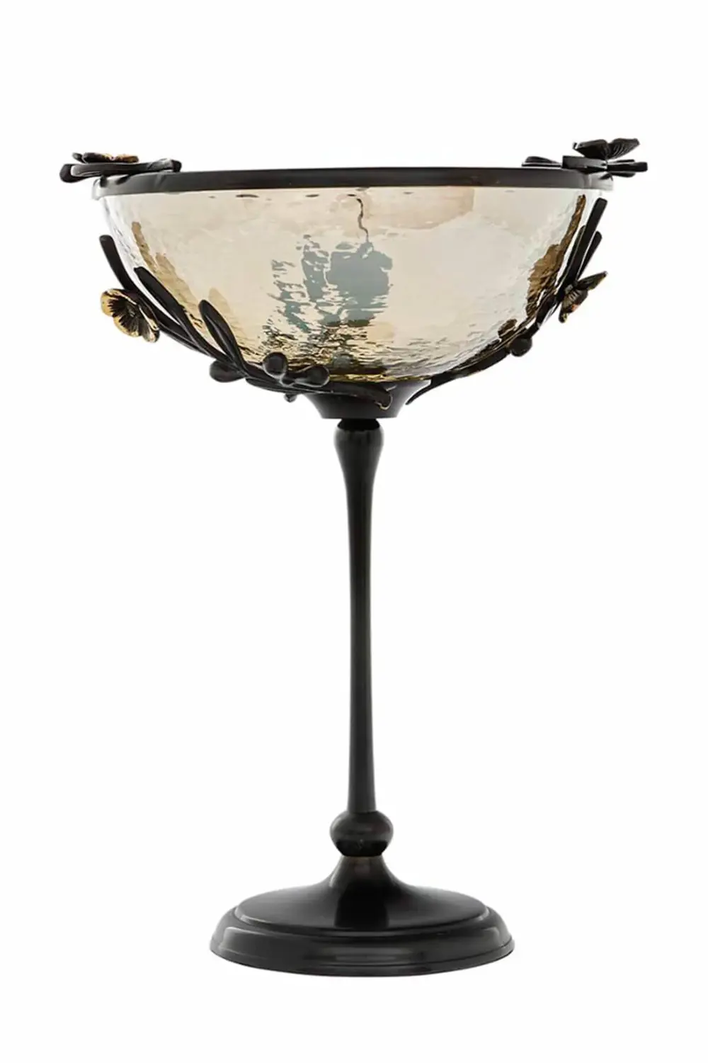 Diya Çiçekli Dekoratif Metal Ayaklı Kase AK.EG0022