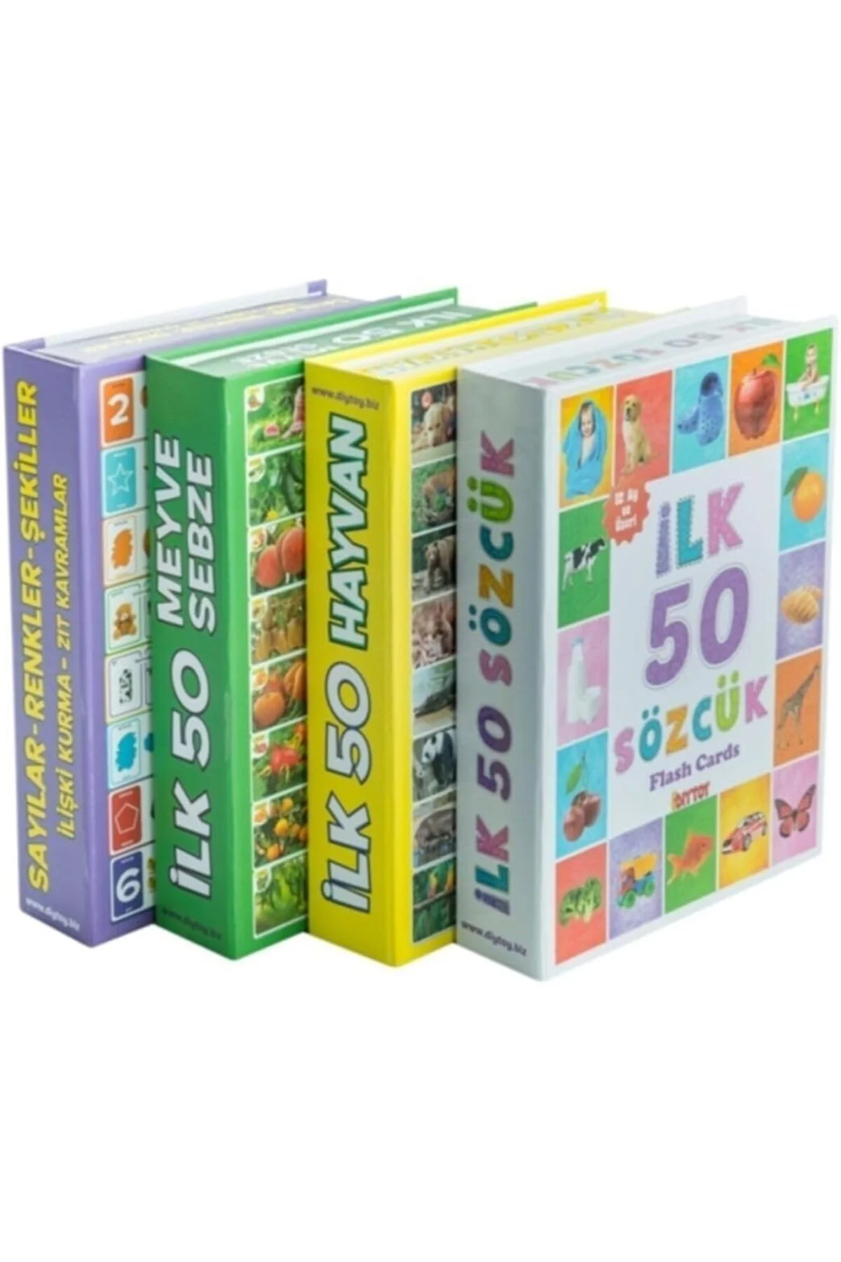 Diytoy, Ilk 50 Hayvan, Flash Cards, Zeka Kartları, Eğitici Kartlar
