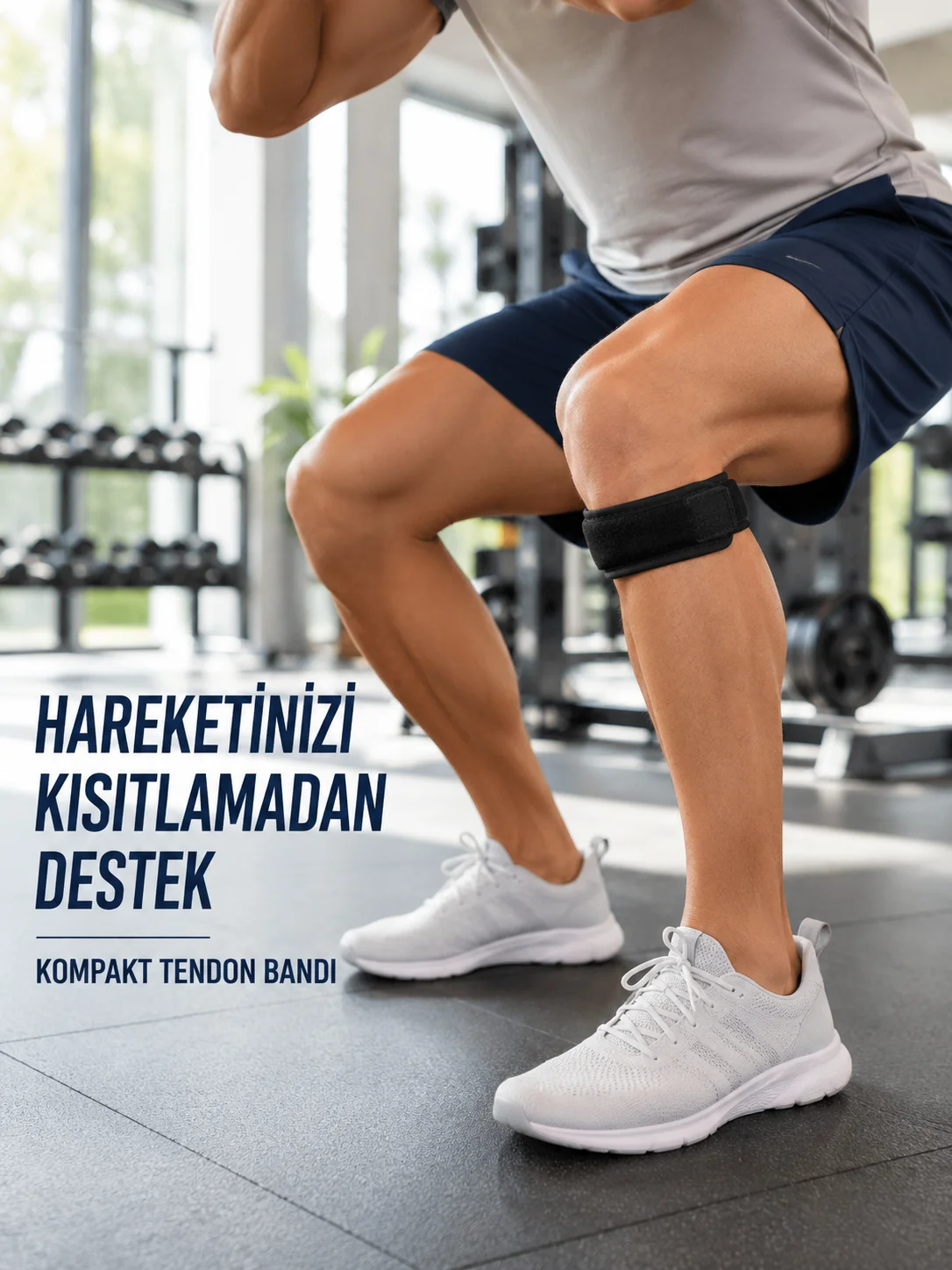 Diz Tendon Bandı Ayarlanabilir Cırtlı Sporcu Destek Bandı Siyah Fiyatı, Yorumları ve Özellikleri