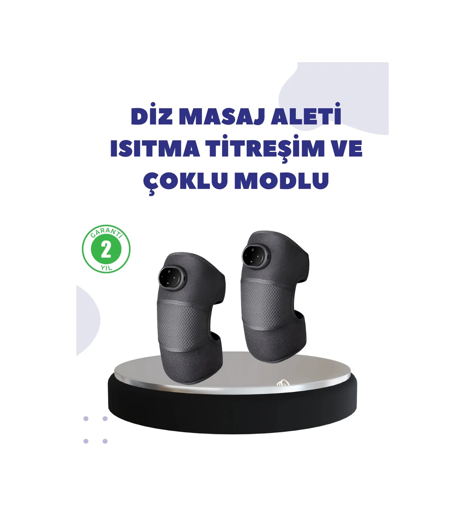 Diz Ve Dirsek İçin Isıtmalı Masaj Dizlik Aparatı Çok Renkli