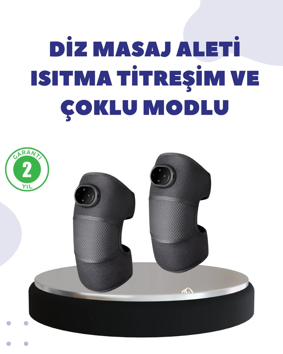 Diz ve Dirsek İçin Isıtmalı Masaj Dizlik Aparatı - Rahatlama ve Destek İçin Mükemmel Çözüm