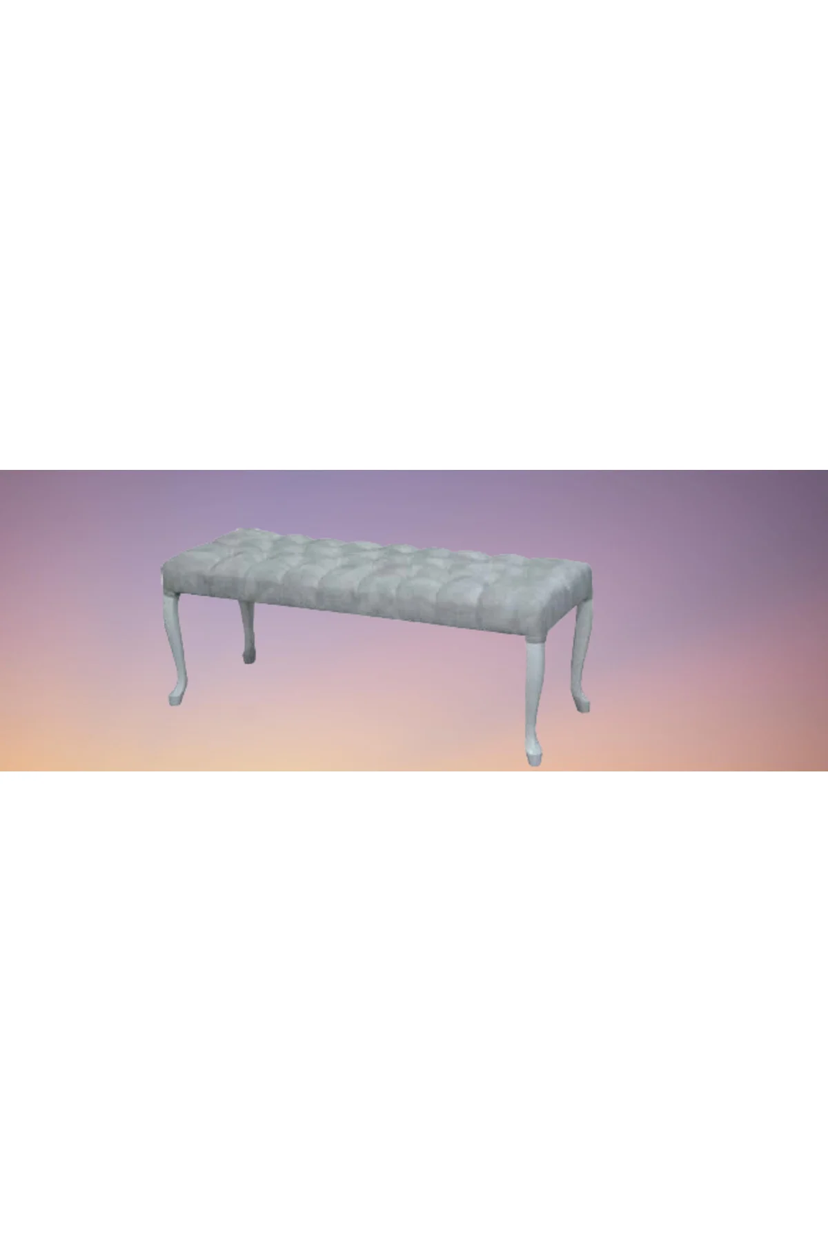 Dizayn Benc 18280 PUF Model Kayın İnce Ayak Kalite Kumaş Kapitone Döşem El yapım Dizayn Benc 18280 PUF Model Kayın İnce Ayak Kalite Kumaş Kapitone Döşem El yapım - Görsel 2