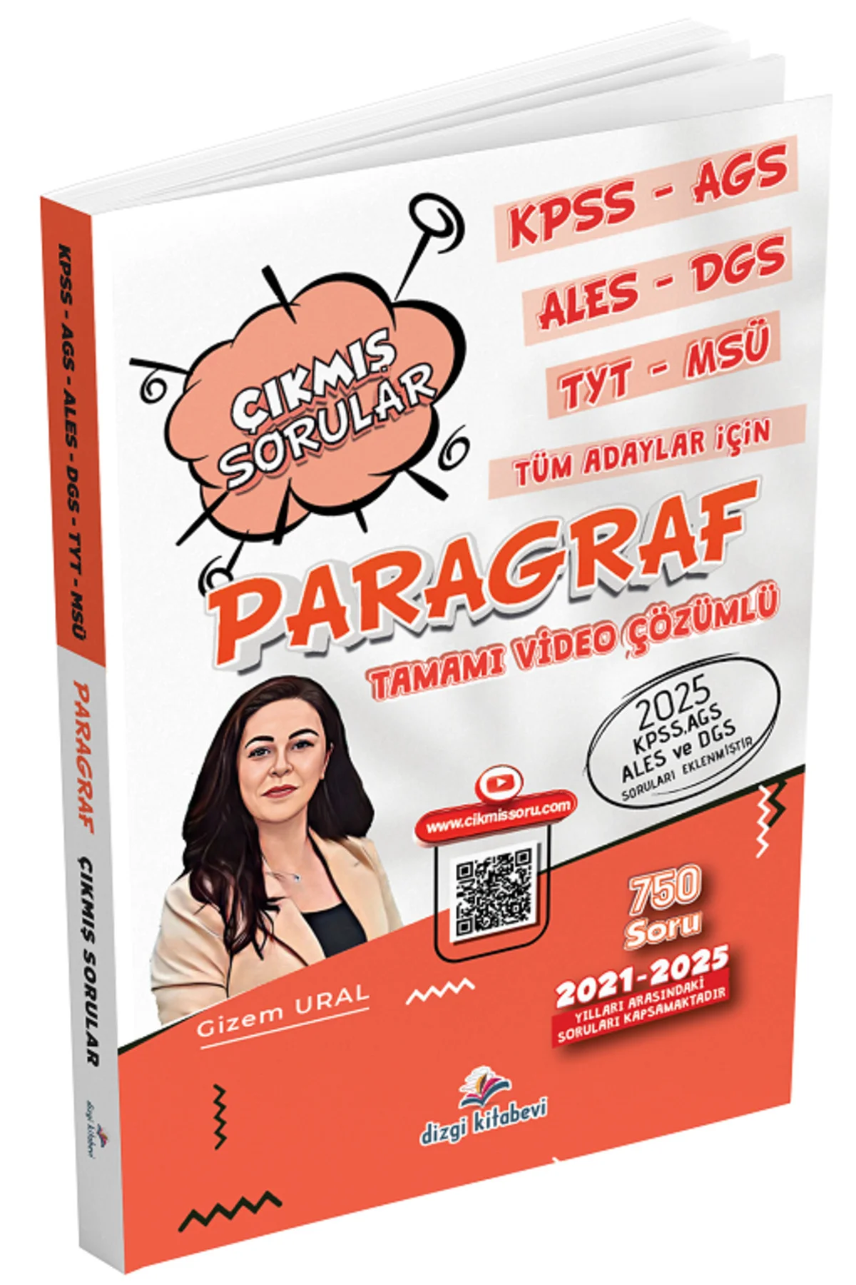 Dizgi 2026 Baskı KPSS MEB-AGS ALES DGS TYT MSÜ Paragraf Çıkmış So