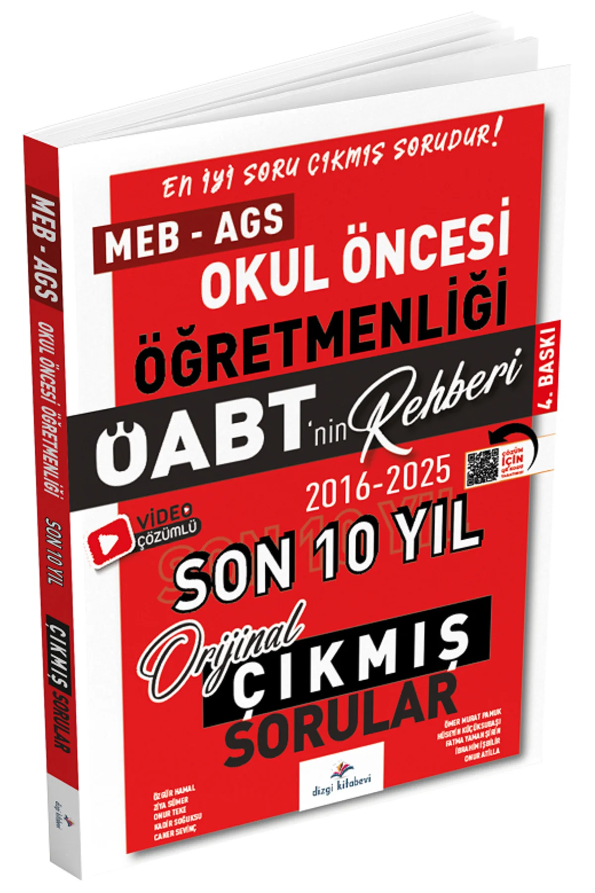 Dizgi 2026 Baskı ÖABT AGS nin Rehberi Okul Öncesi Öğretmenliği Çı