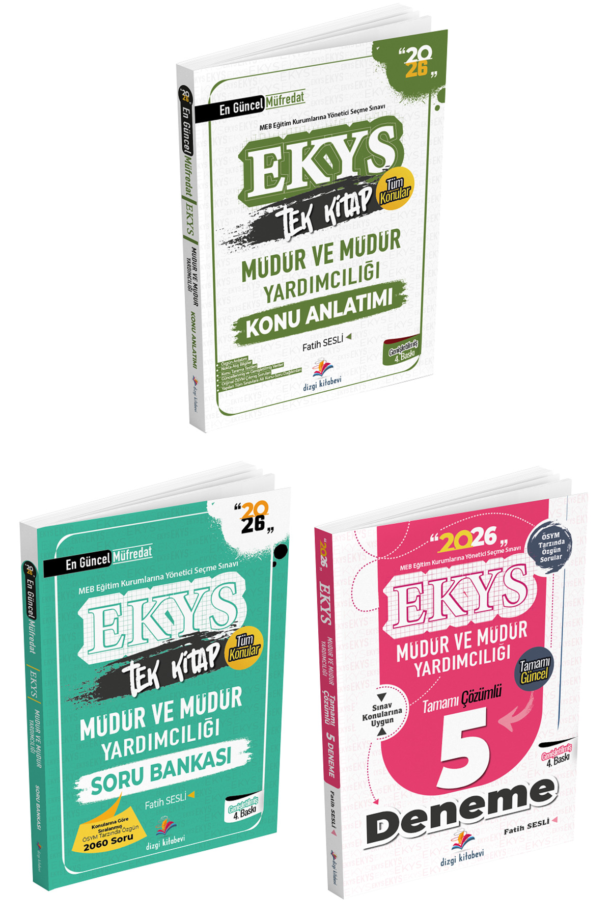 Dizgi 2026 MEB EKYS Müdür ve Yardımcılığı Konu Anlatımı + Soru +