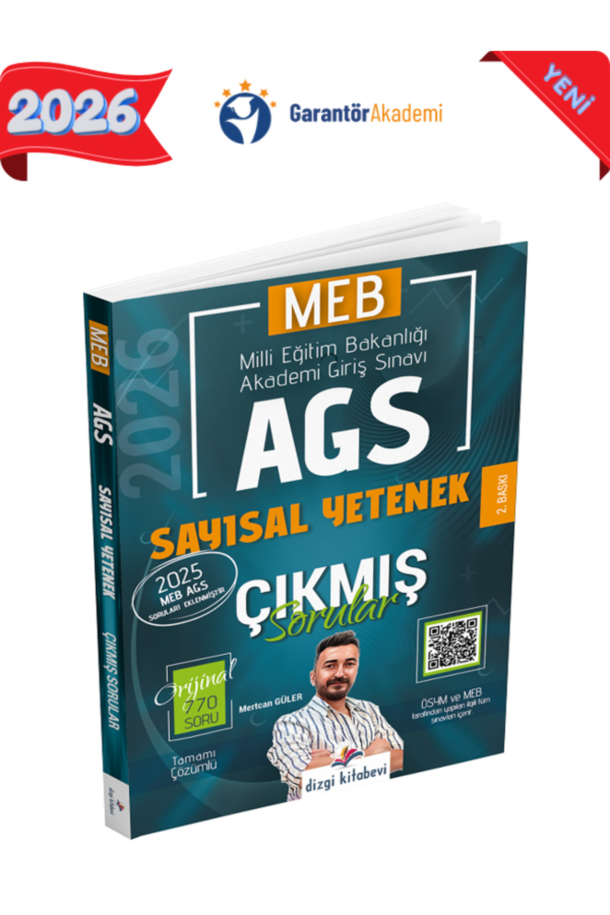 Makro Kitabevi Yayınları Dizgi Kitap 2026 Baskı Meb-Ags Sayısal Yetenek Çıkmış Sorular Çöz
