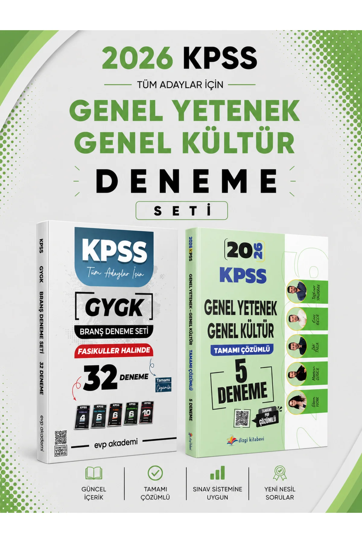 Dizgi Kitap 2026 KPSS Türkiye Geneli 5 Deneme & KPSS Tüm Dersler 32 Deneme Seti