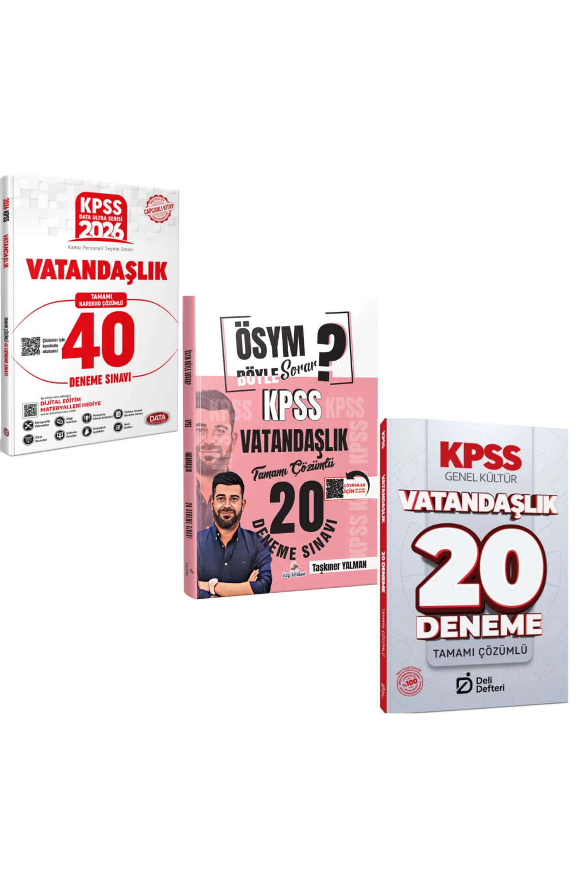 Dizgi Kitap 2026 KPSS Vatandaşlık 20 Deneme & Data KPSS Ultra Serisi Vatandaşlık Deneme & Deli Defte