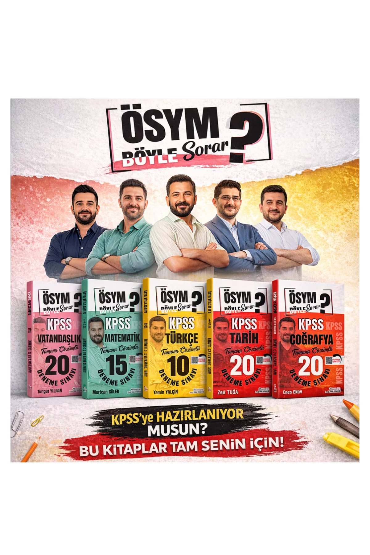 Dizgi Kitap 2026 KPSS Tüm Dersler Türkçe, Matematik, Tarih, Coğrafya ve Vatandaşlık Deneme Sınavı Se