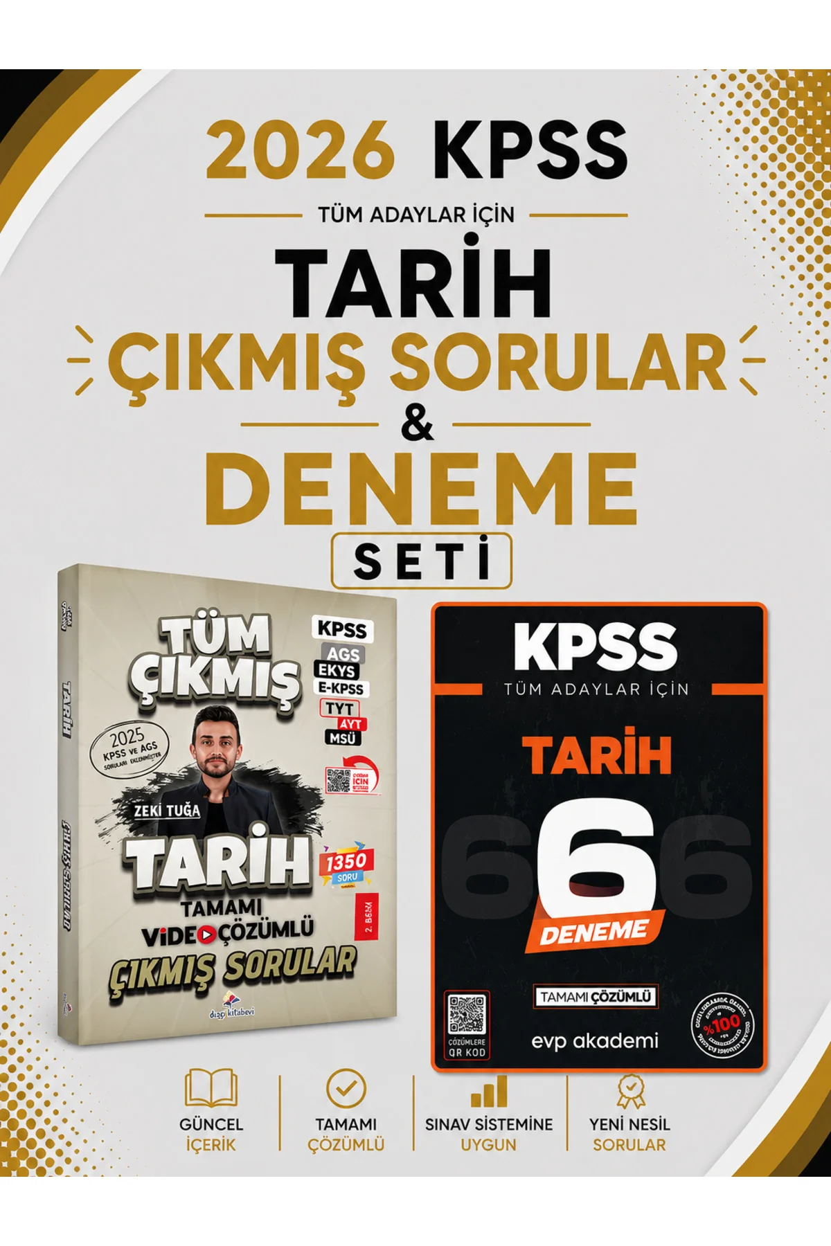Dizgi Kitap 2026 KPSS Tarih Tüm Sınavlar Çıkmış Sorular & KPSS Tarih 6 Deneme Seti