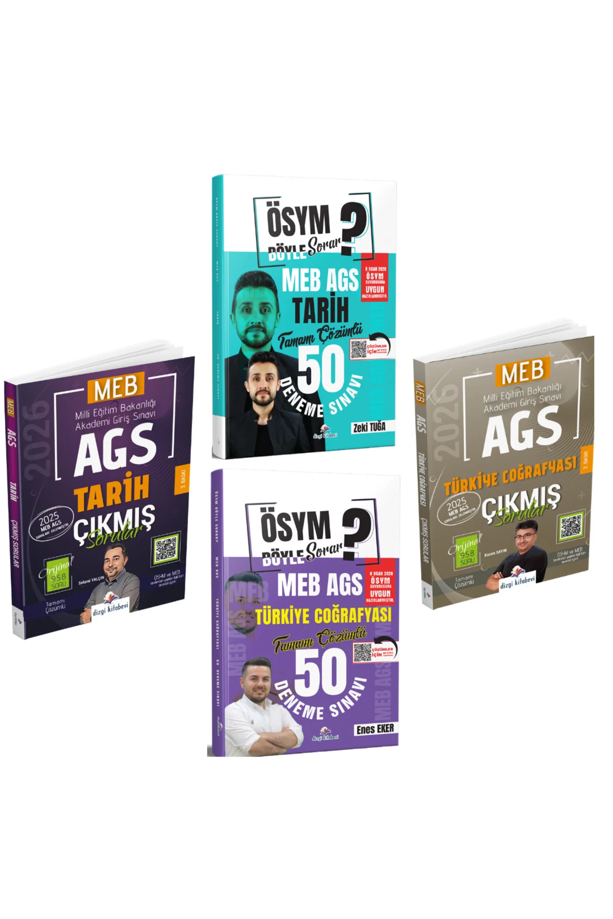 Dizgi Kitap 2026 MEB AGS Türkiye Coğrafyası Deneme & MEB AGS Tari